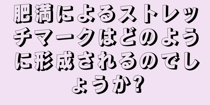 肥満によるストレッチマークはどのように形成されるのでしょうか?