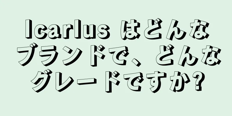 Icarlus はどんなブランドで、どんなグレードですか?