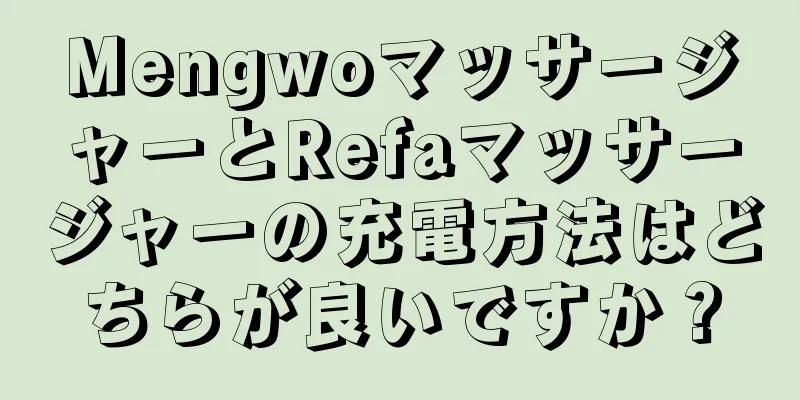 MengwoマッサージャーとRefaマッサージャーの充電方法はどちらが良いですか？