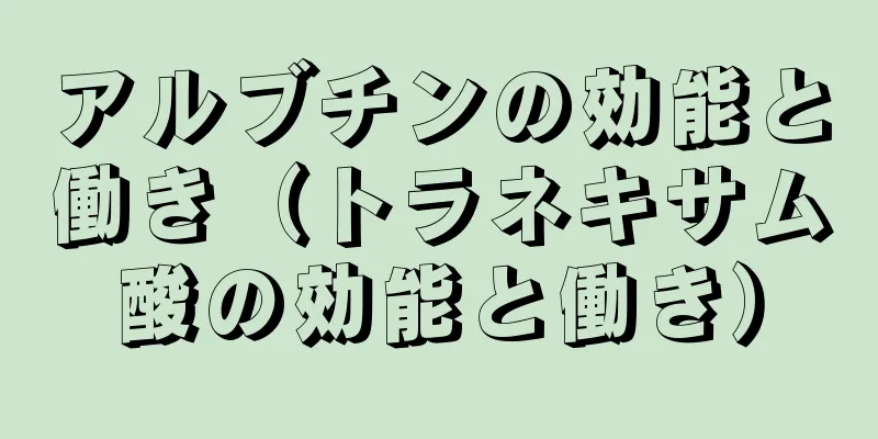 アルブチンの効能と働き（トラネキサム酸の効能と働き）