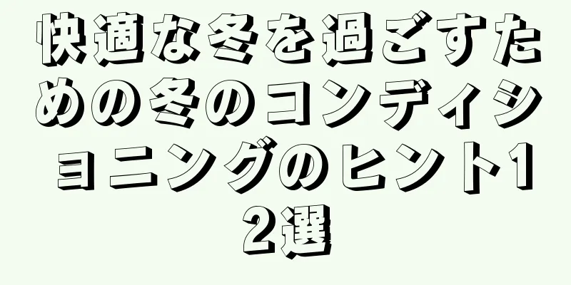 快適な冬を過ごすための冬のコンディショニングのヒント12選