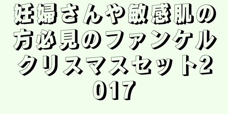 妊婦さんや敏感肌の方必見のファンケルクリスマスセット2017